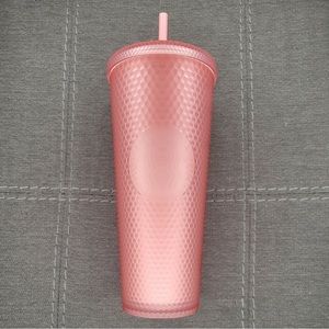 Starbucks Soft Touch Pink Lemonade Jelly Studded 24 Oz Tumbler 2022 Brand New